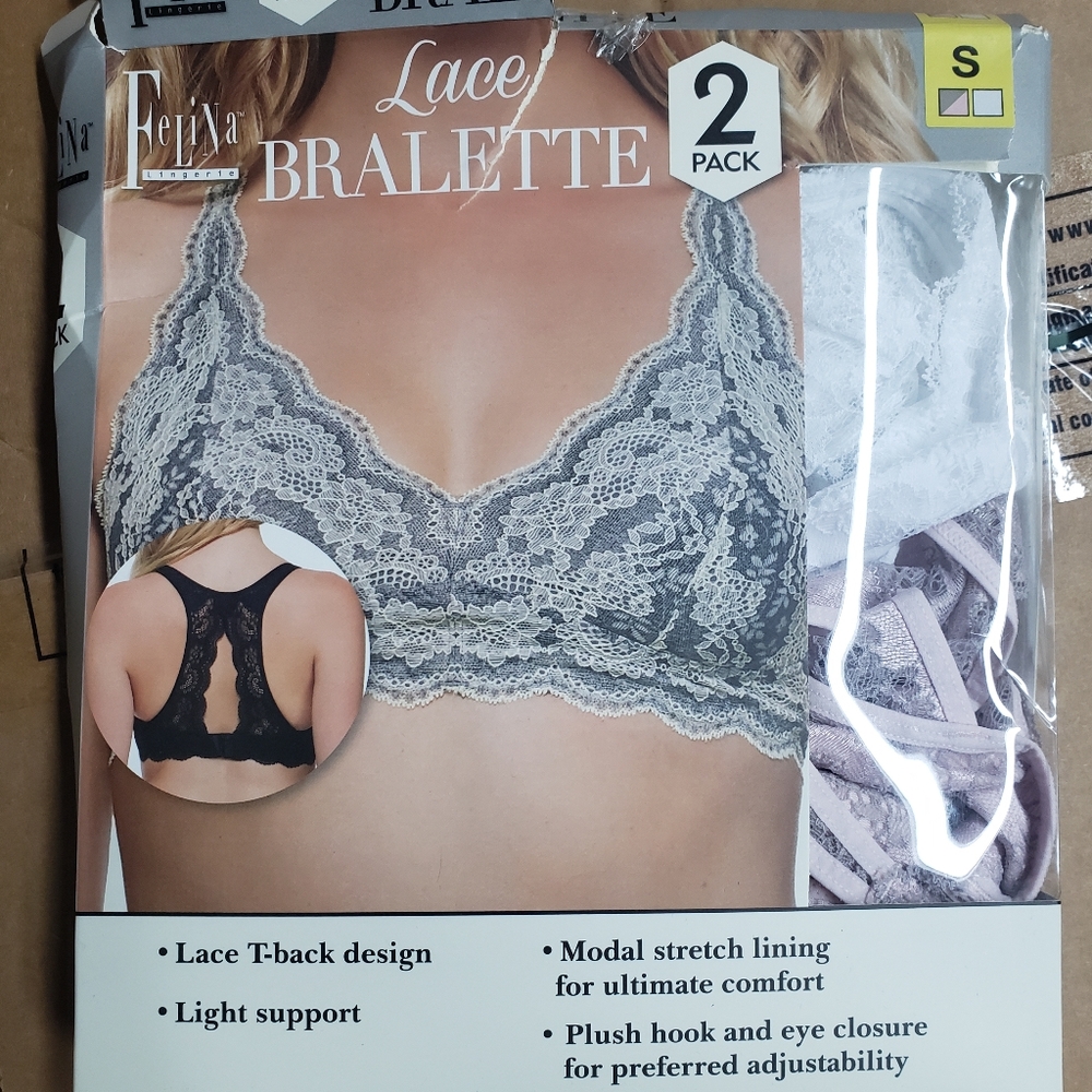 Felina Lace Bralette (2 Pack)
